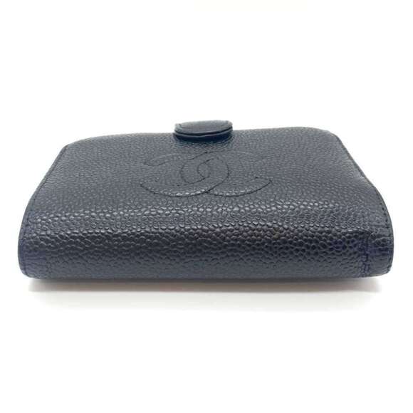 CHANEL Black Caviar Leather Coco Mark Wallet - Picture 3 of 7